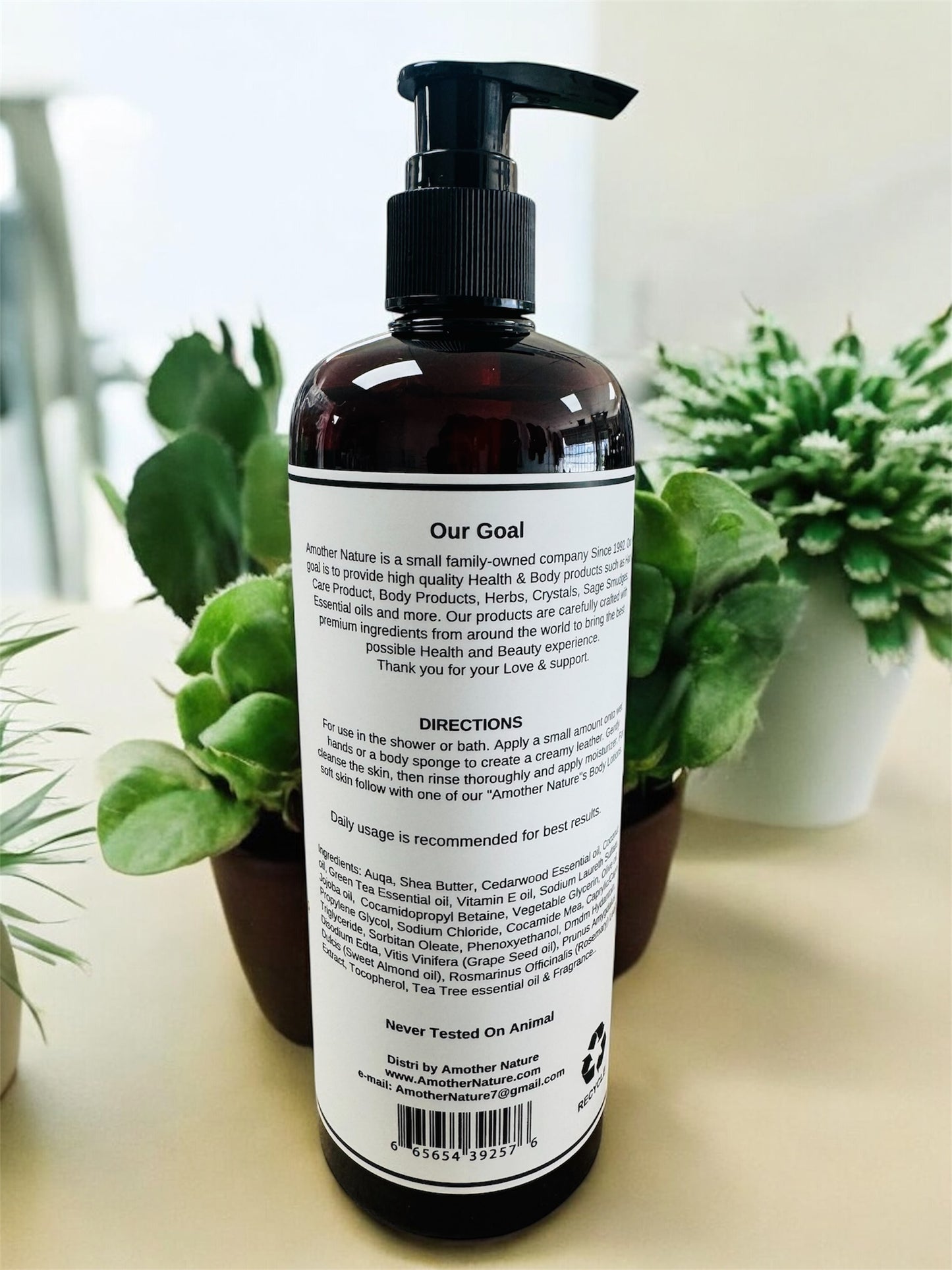 Coconut & Tea Tree -Body Wash Infuse with Green Tea Essential oil