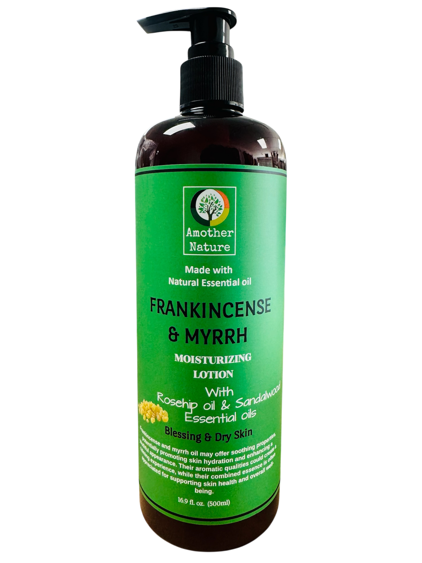 Frankincense & Myrrh -Body Lotion Infuse with Rosehip Oil & Sandalwood Essential Oi