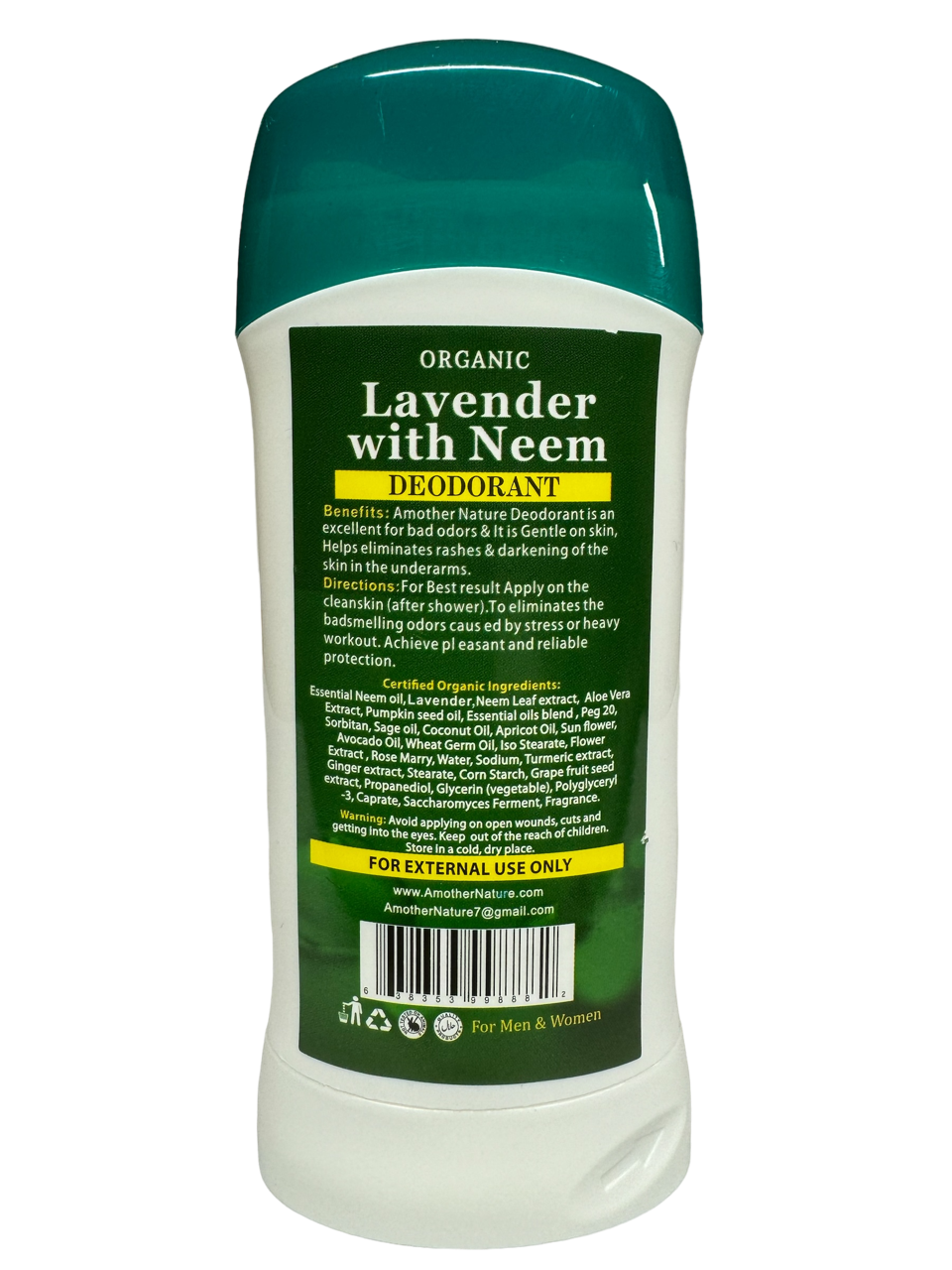 Lavender with Neem Deodorant Organic
