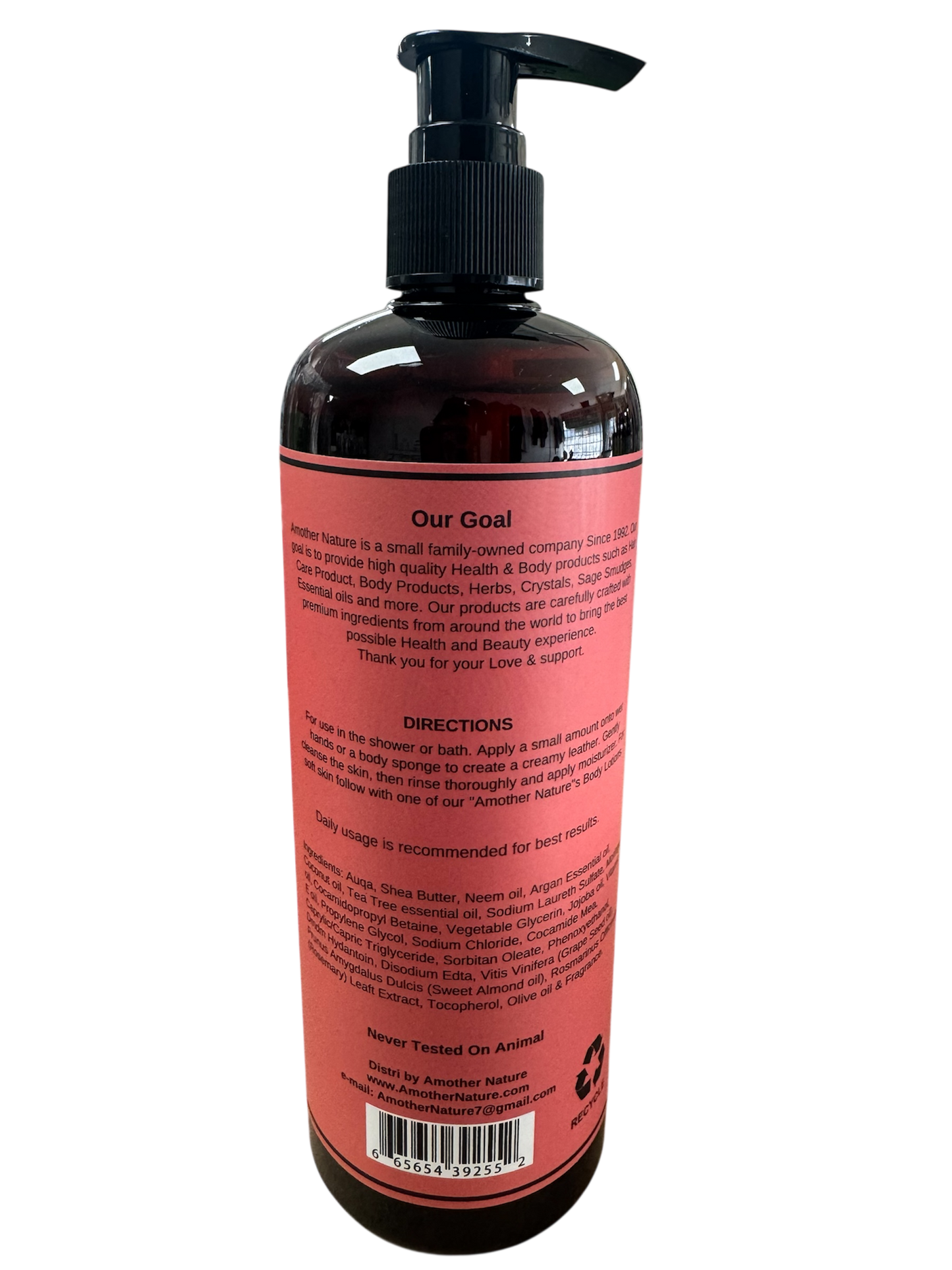 Moringa & Neem -Body Wash Infuse with Argan Natural oil