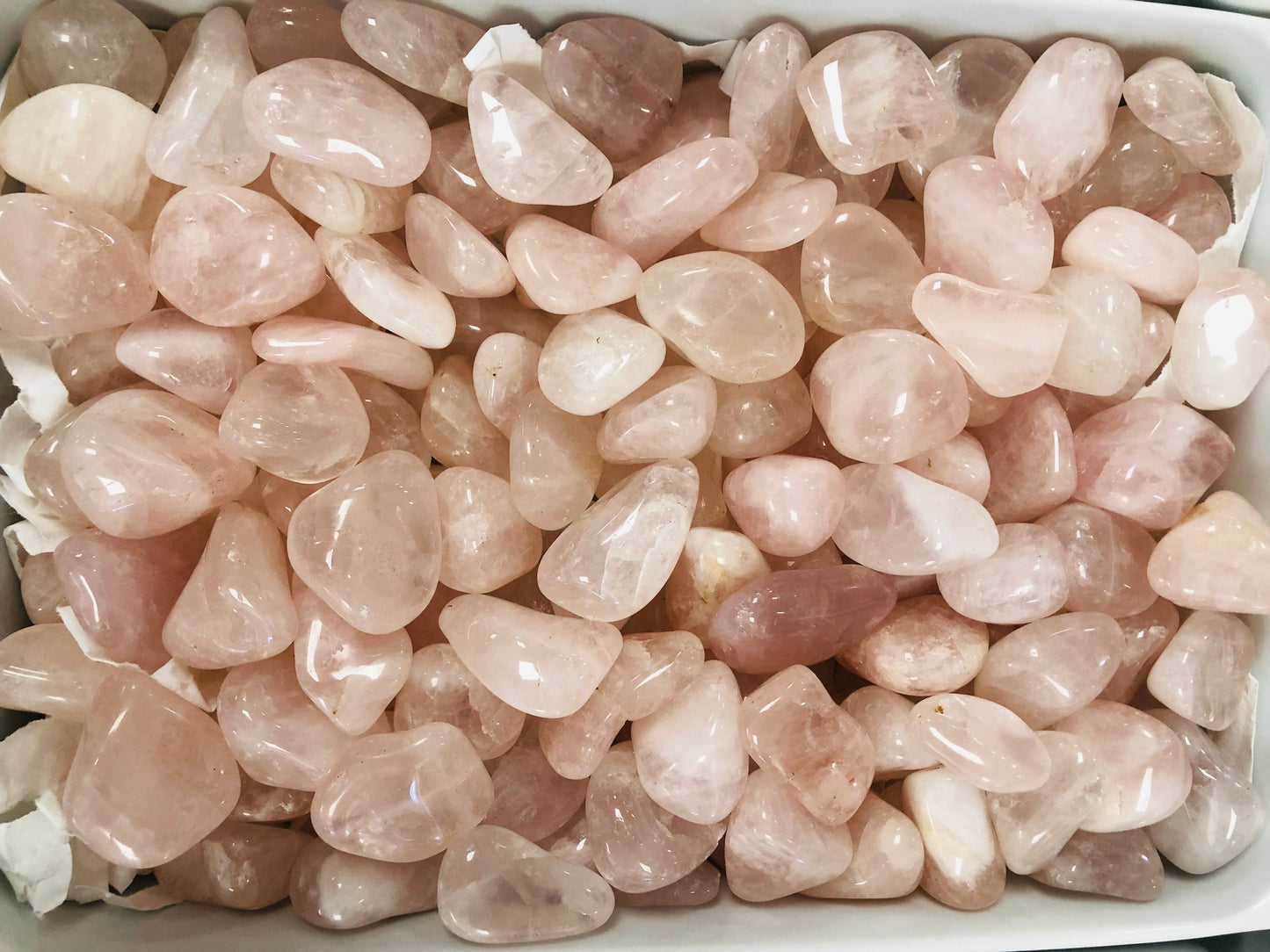 Rose Quartz -(3 Pieces Tumble Stone)