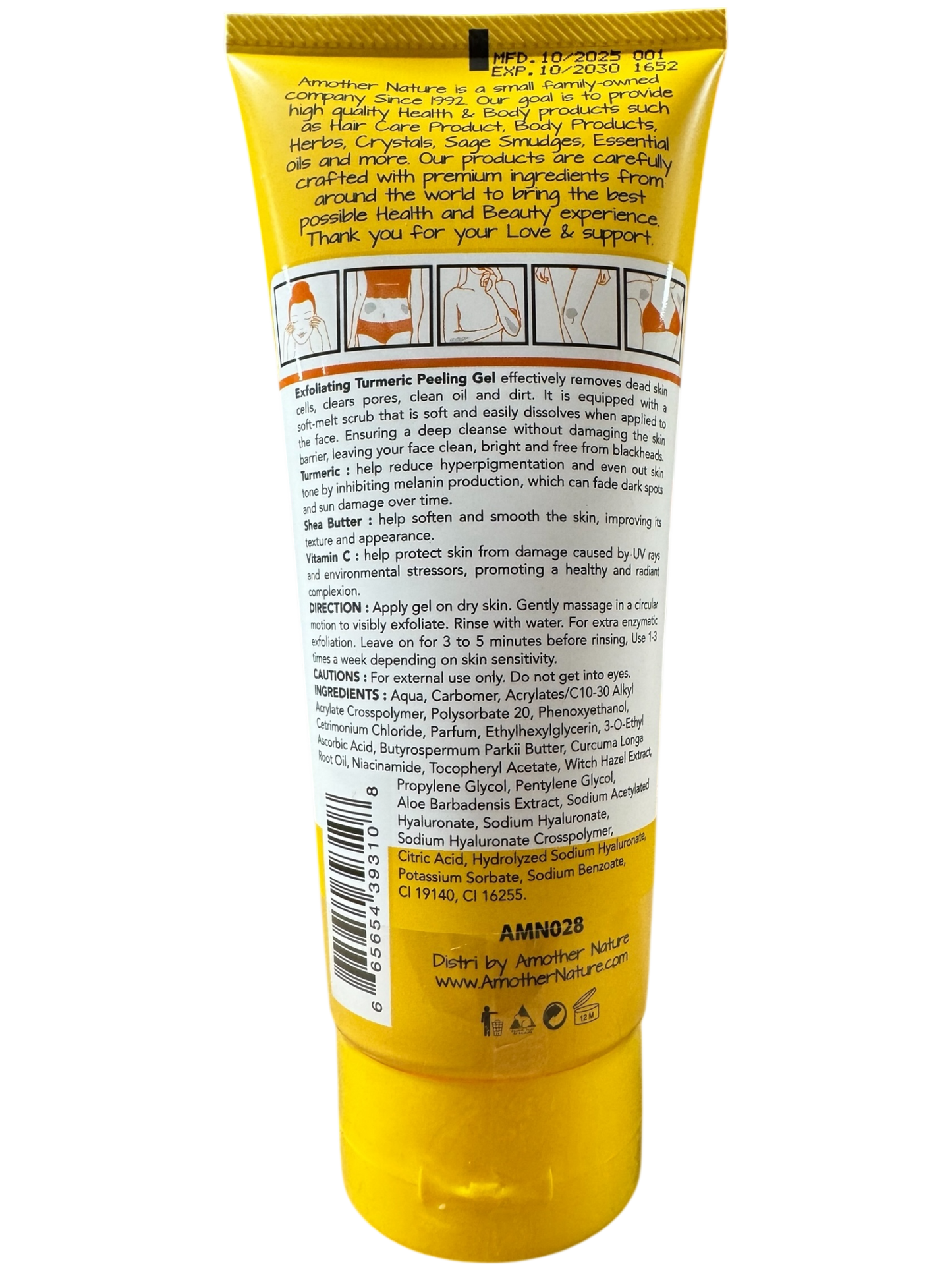 African Turmeric Dead Skin Exfoliating