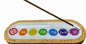 7 Chakras Color Boat Traditional Incense Burner