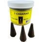 7 Chakras Cone Incense - Fresh Hand Made