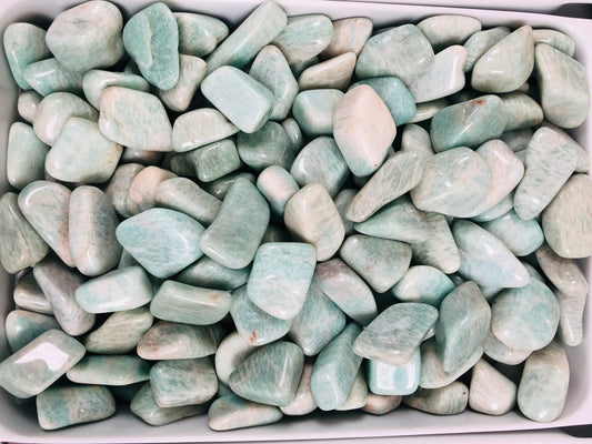 Amazonite -(3 Pieces Tumble Stone)