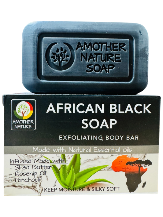 African Black Soap- Exfoliating Body Bar