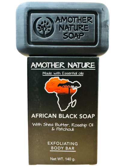 African Black Soap- Exfoliating Body Bar
