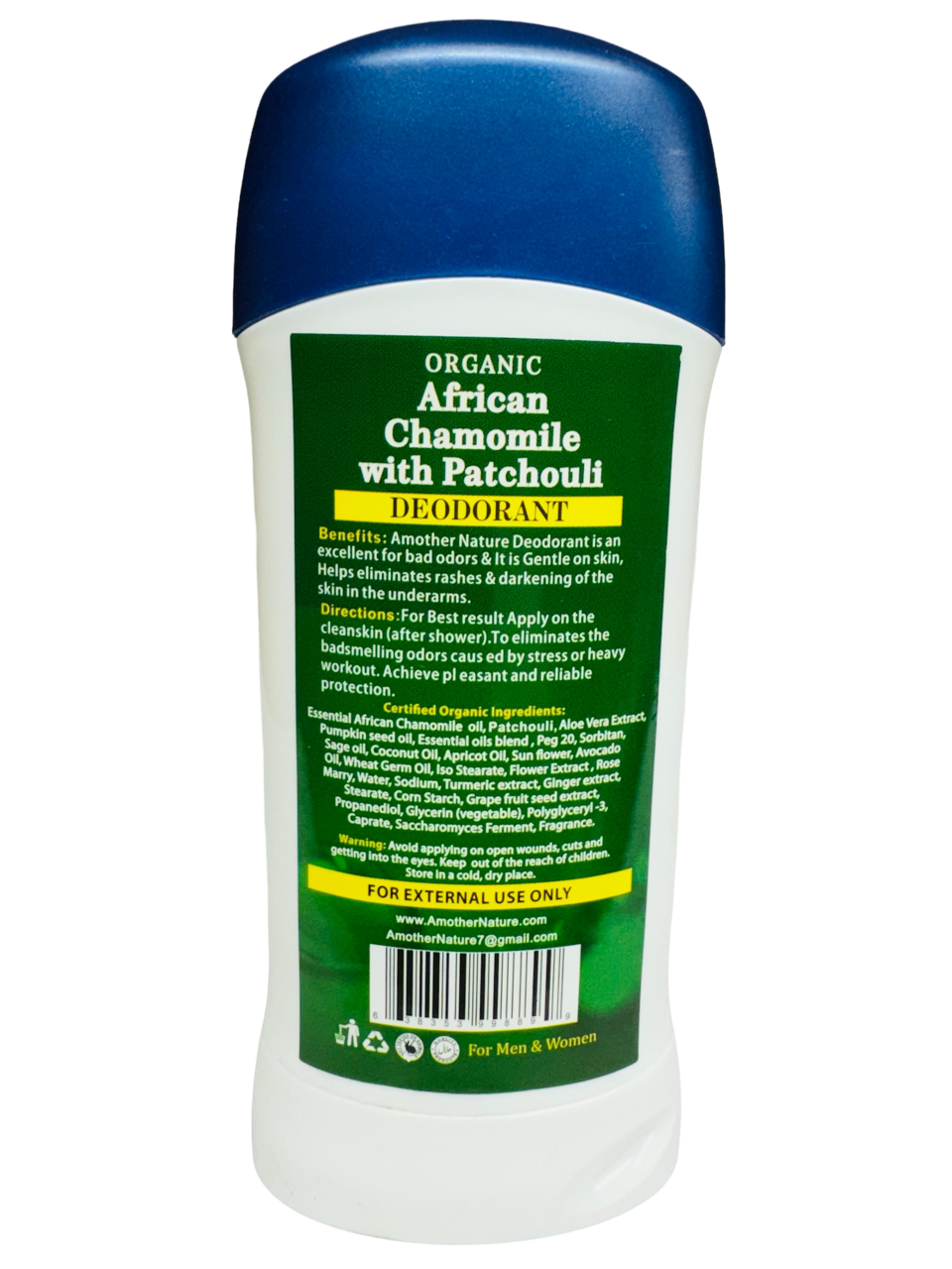 African Chamomile With Patchouli Deodorant Organic