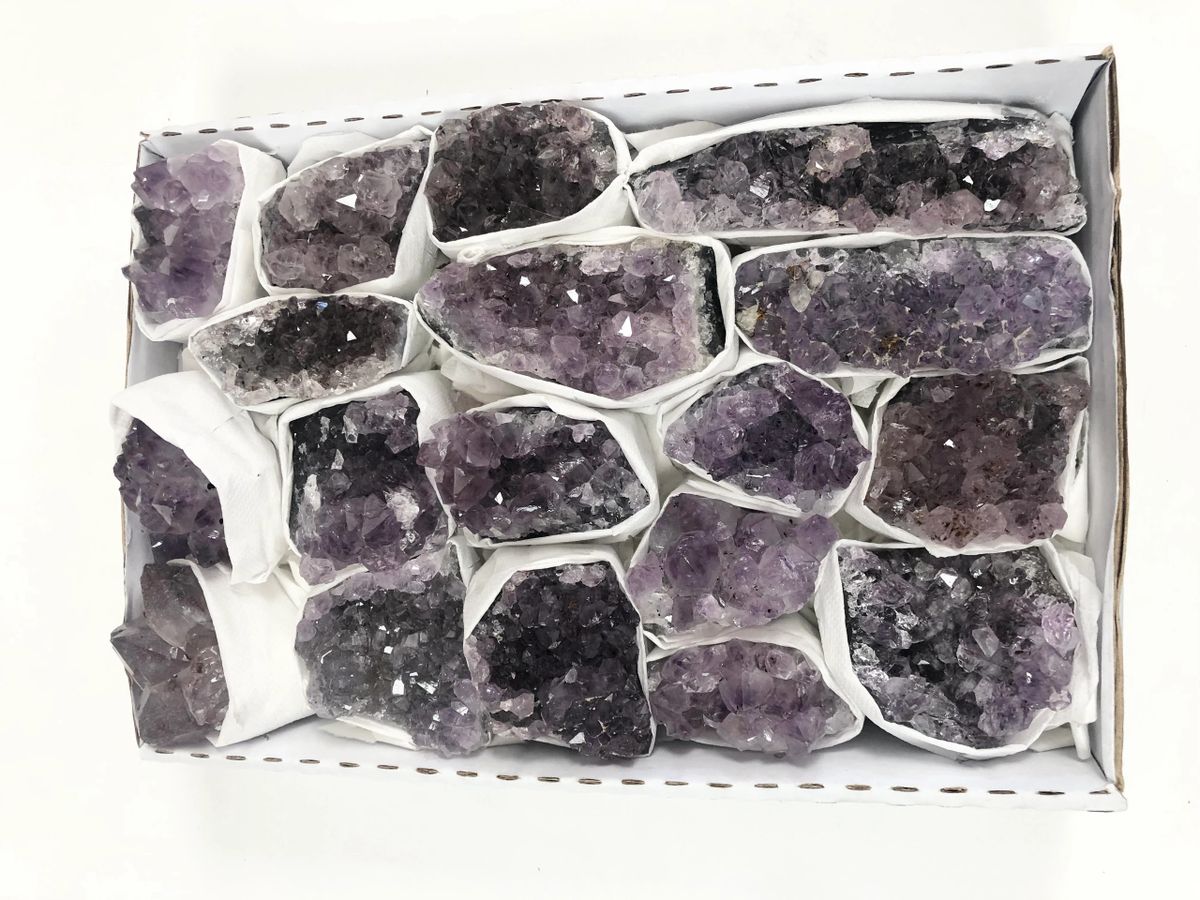 Amethyst Druze -(Flat Box)