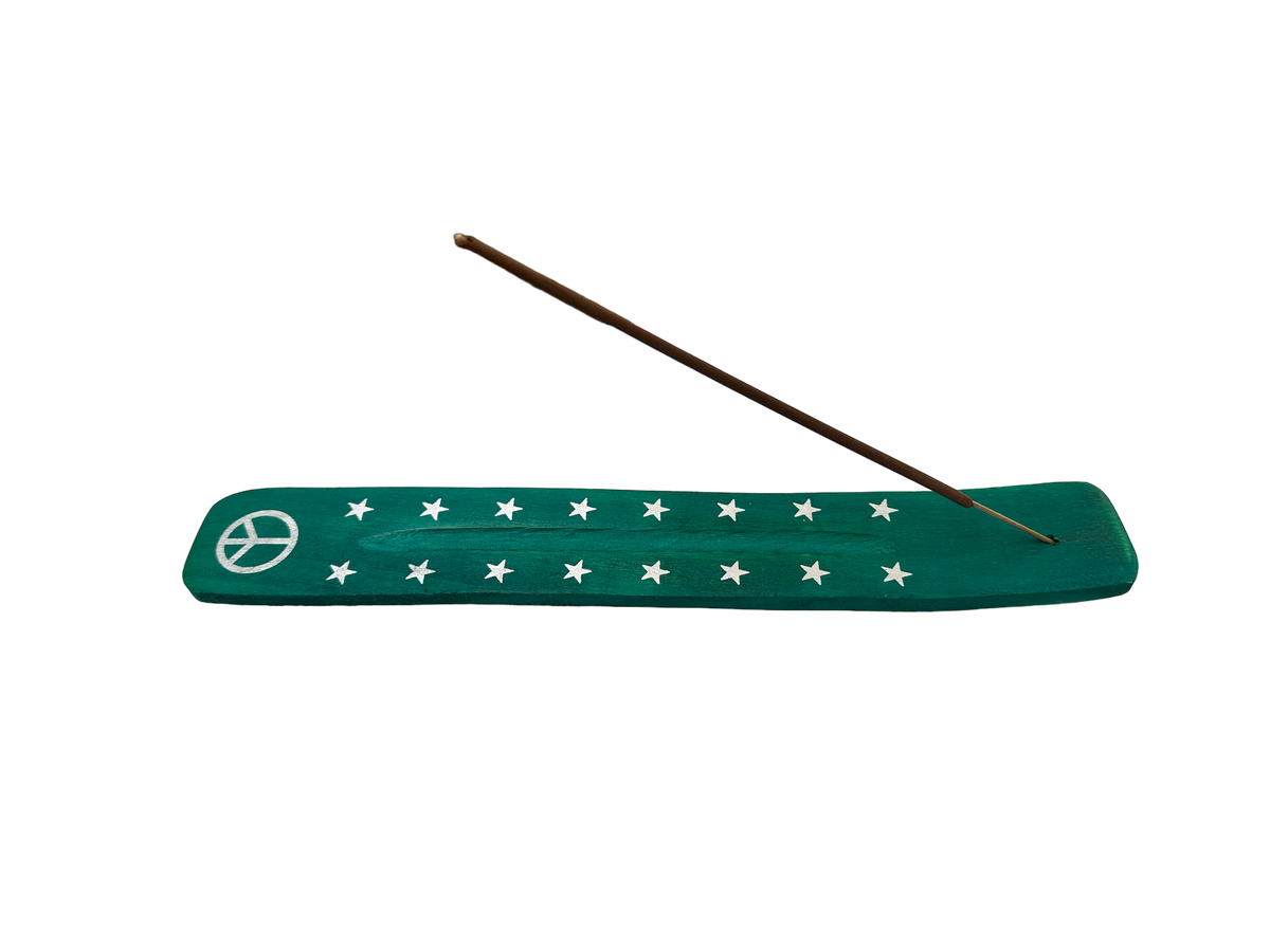 Incense Burner Ash Tray -2 Pieces (Green Color)