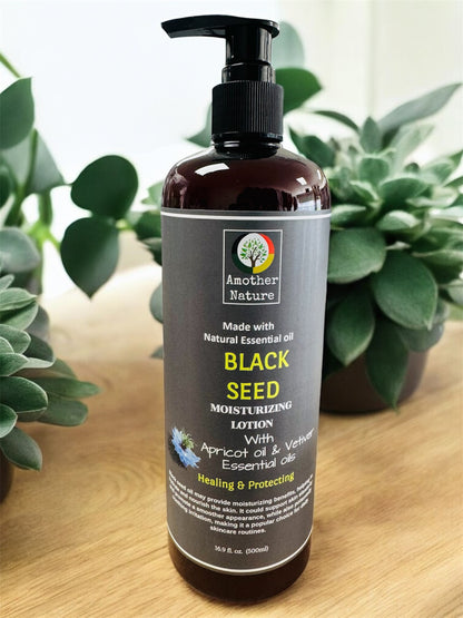 Black Seed -Body Lotion Infuse with Apricot Oil & Vetiver Essential Oil