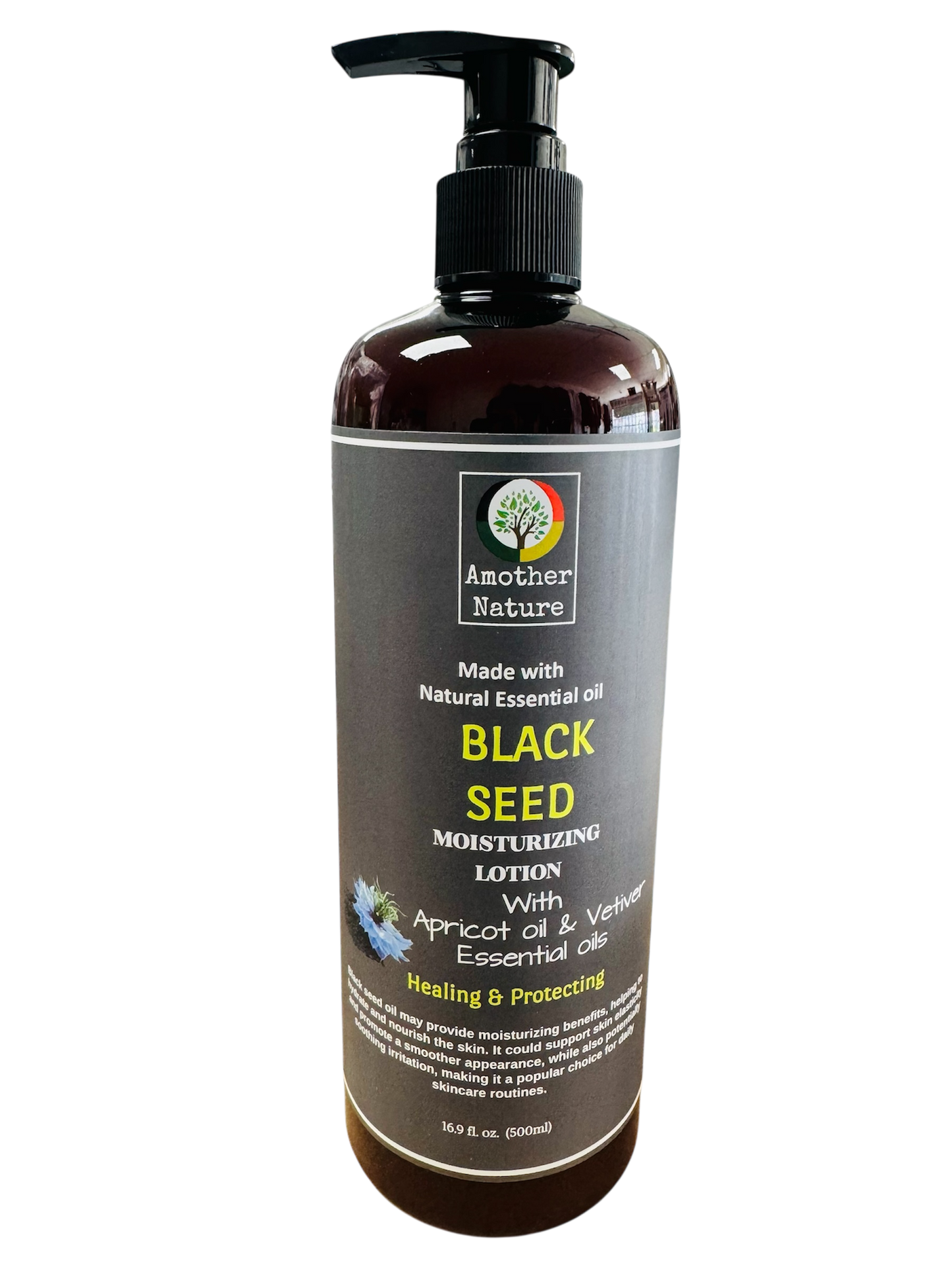 Black Seed -Body Lotion Infuse with Apricot Oil & Vetiver Essential Oil