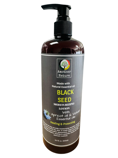 Black Seed -Body Lotion Infuse with Apricot Oil & Vetiver Essential Oil