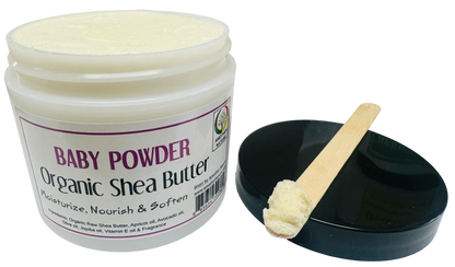 Baby Powder -Organic Shea Butter Whipped