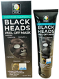Black Heads Peel Off Mask -Infuse with Activated Charcoal, Shea Butter & Cucumber