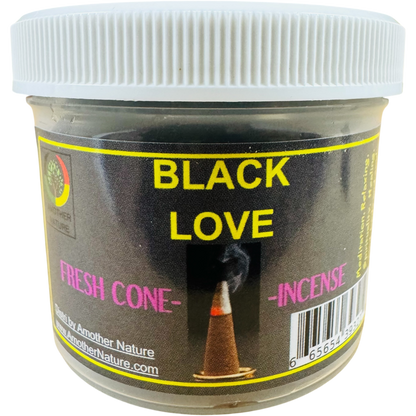 Black Love Cone Incense - Fresh Hand Made