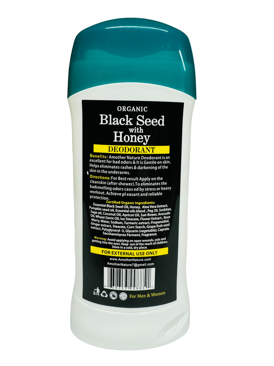 Black Seed with Honey Deodorant Organic