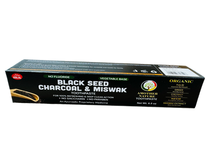 Black Seed Charcoal & Miswak Toothpaste