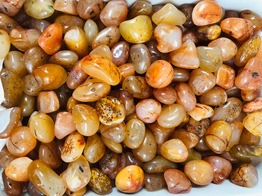 Carnelian -(3 Pieces Tumble Stone)