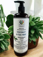 Coconut & Tea Tree -Body Lotion Infuse with Green Tea Essential oil