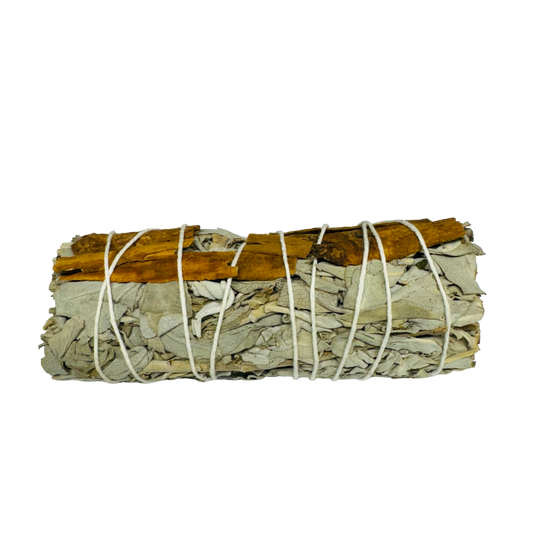 Cinnamon White Sage Smudge -(3 Pieces)