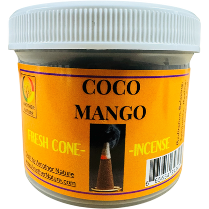 Coco Mango Cone Incense - Fresh Hand Made