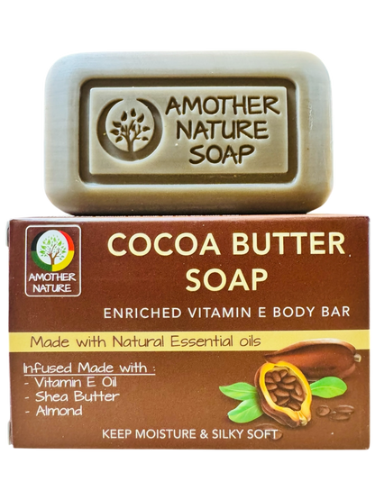 Cocoa Butter Soap -Enriched Vitamin E Body Bar