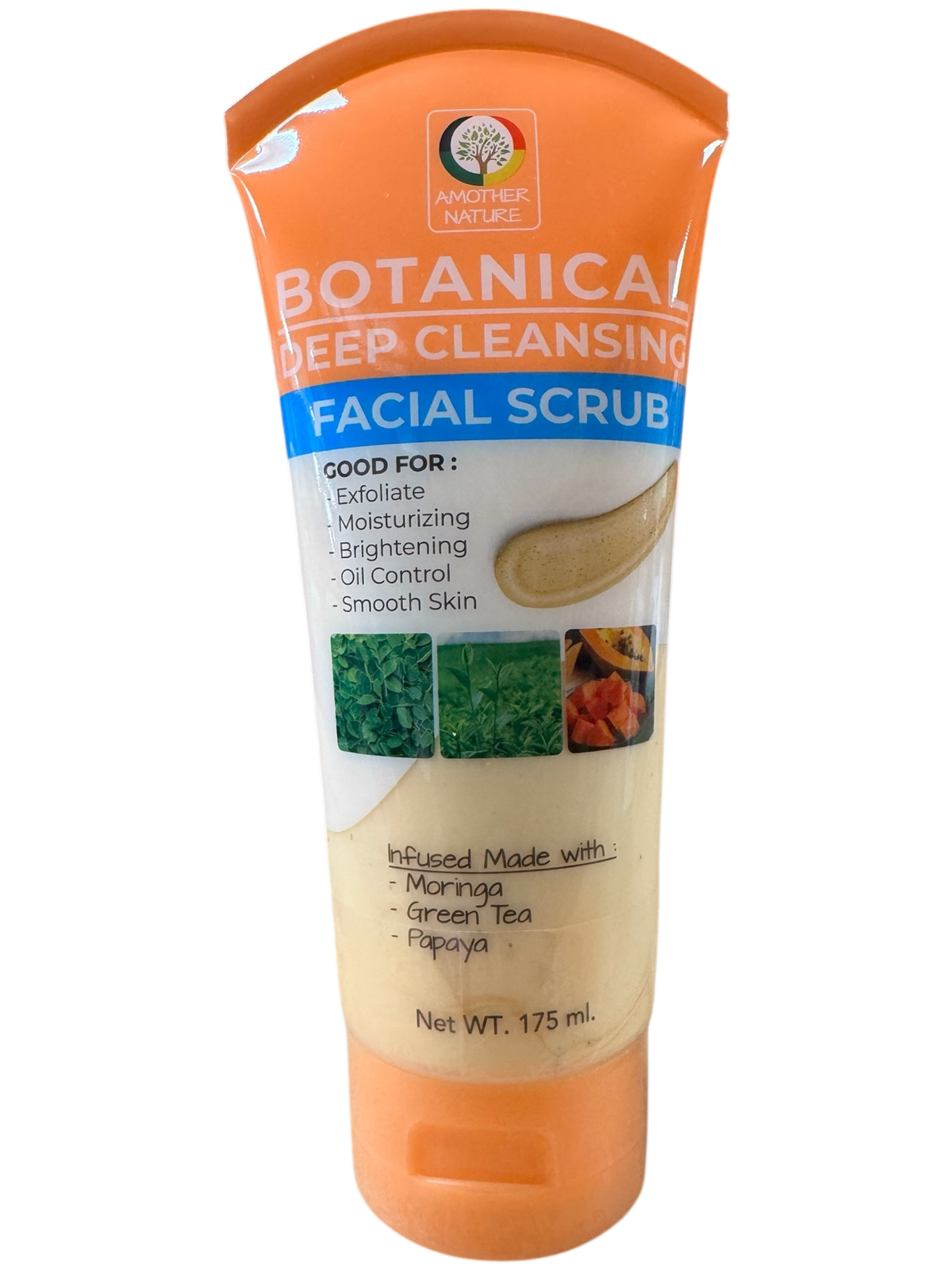 Facial Scrub -Botanical Deep Cleansing Infuse with Moringa, Green Tea & Papaya