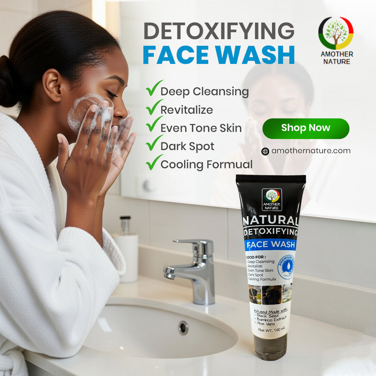 Natural Detoxifying Face Wash