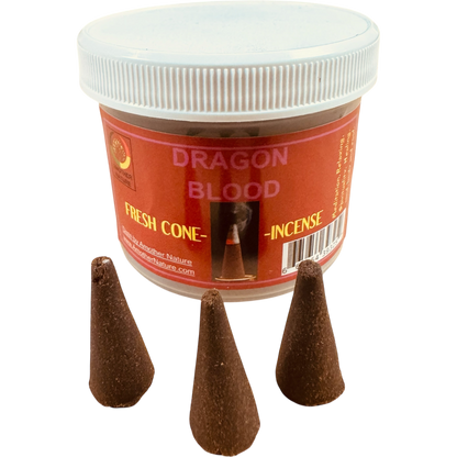 Dragon Blood Cone Incense - Fresh Hand Made