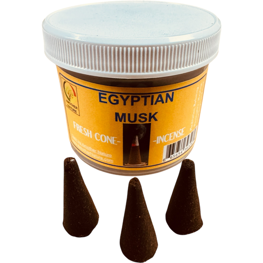 Egyptian Musk Cone Incense - Fresh Hand Made