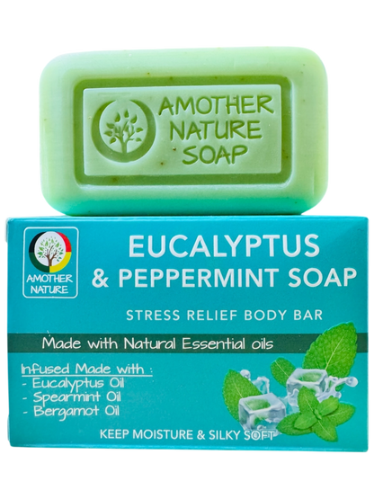 Eucalyptus & Peppermint Soap -Stress Relief Body Bar