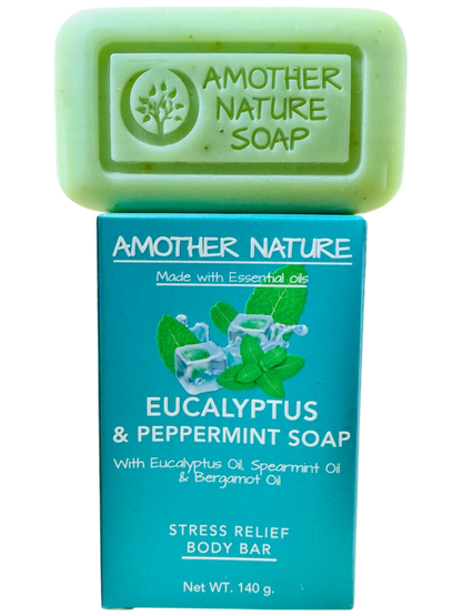 Eucalyptus & Peppermint Soap -Stress Relief Body Bar