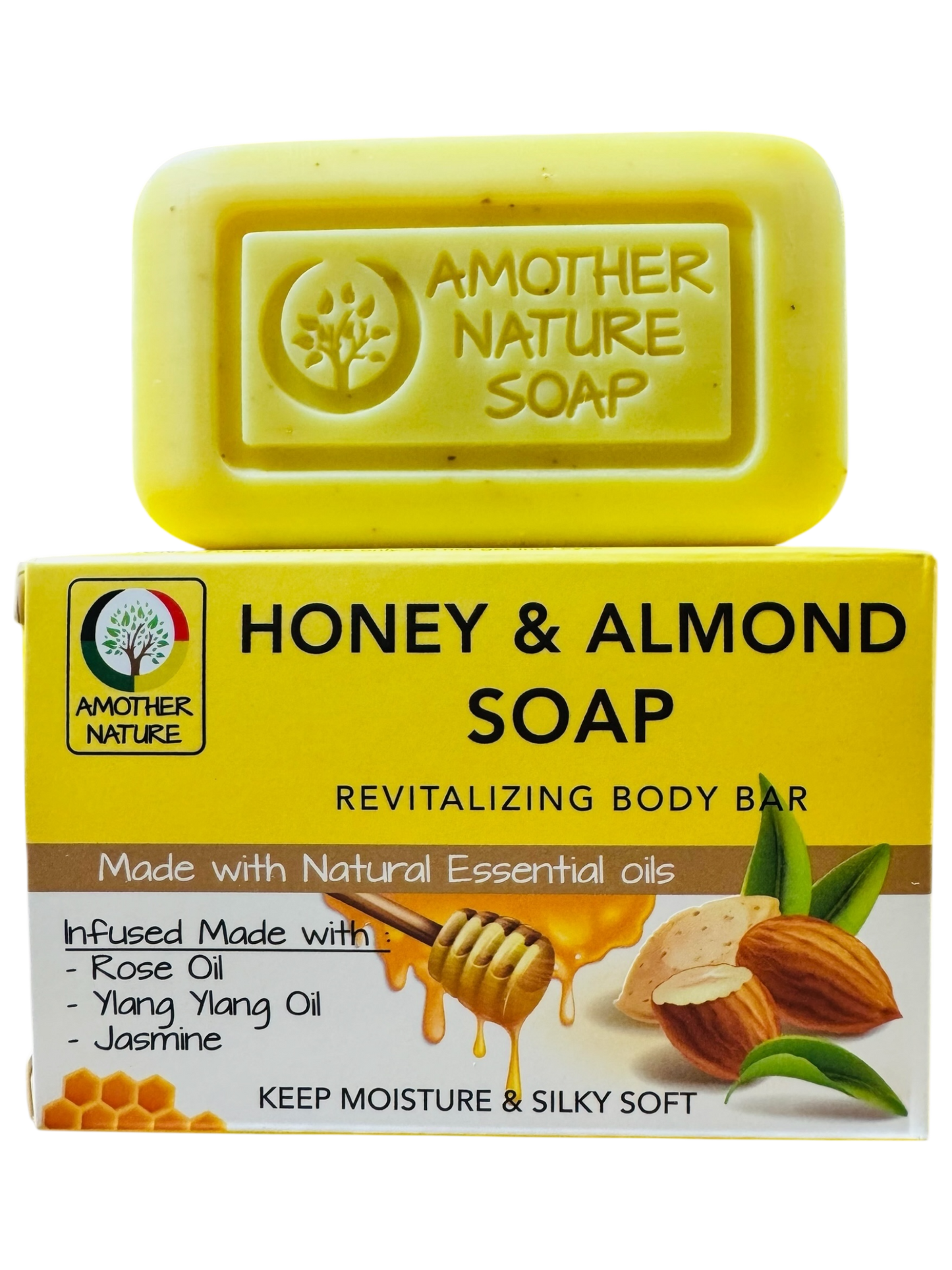 Honey & Almond Soap -Revitalizing Body Bar