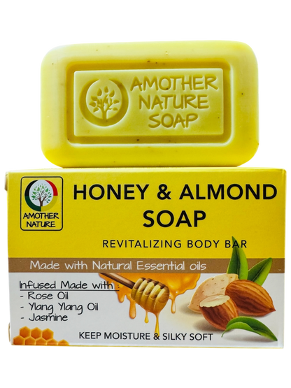 Honey & Almond Soap -Revitalizing Body Bar