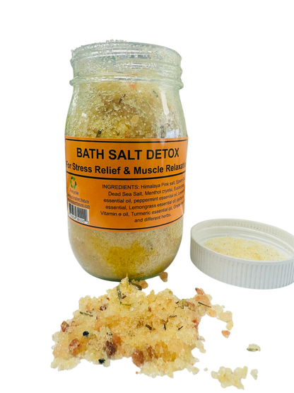 Bath Salt Detox- For Stress Relief & Muscle Relaxation