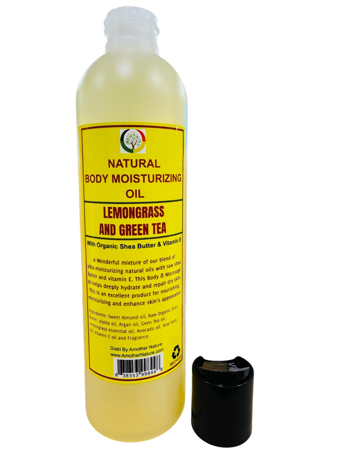 Lemongrass & Green Tea- Natural Body Moisturizing oil