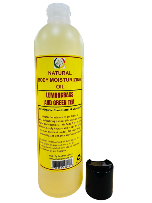Lemongrass & Green Tea- Natural Body Moisturizing oil