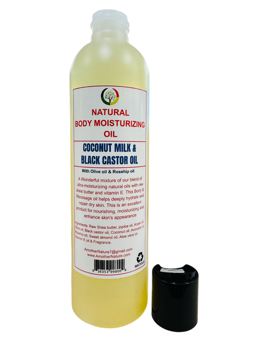 Coconut Milk & Black Castor oil- Natural Body Moisturizing oil