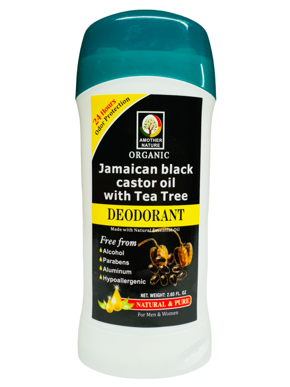 Jamaican Black Castor oil with Tea Tree Deodorant Organic