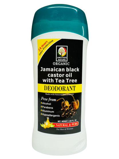 Jamaican Black Castor oil with Tea Tree Deodorant Organic