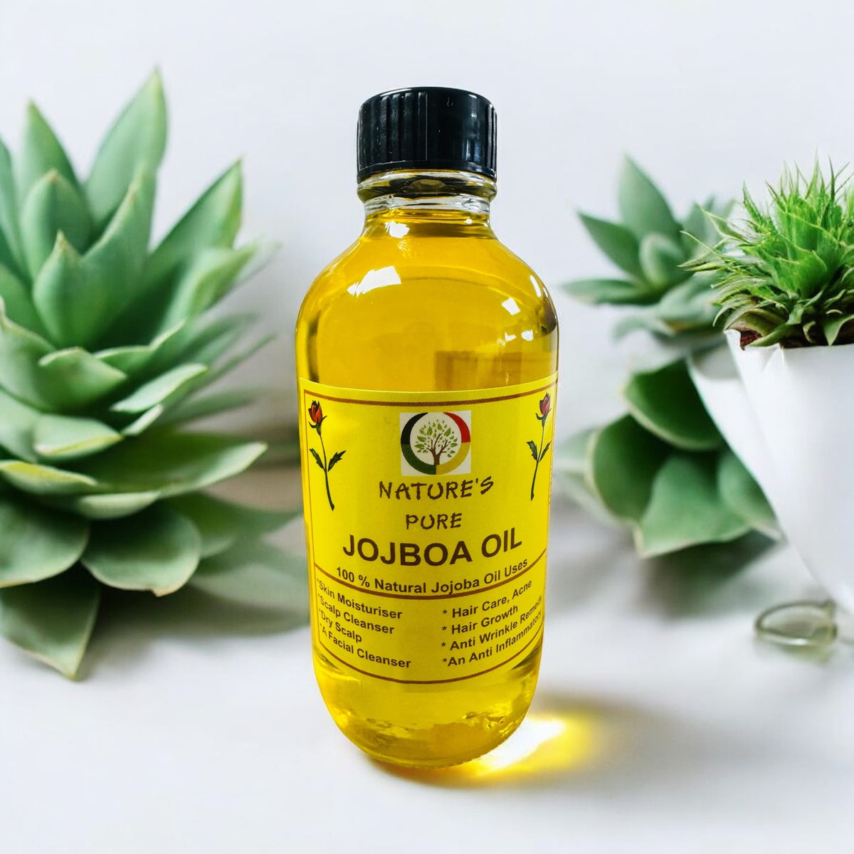 Pure Jojoba Oil Natural- 4oz