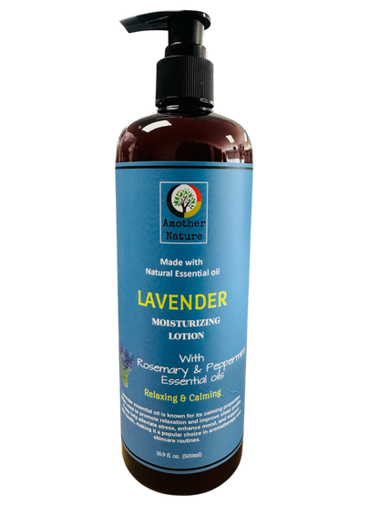 Lavender -Body Lotion Infuse with Rosemary & Peppermint Essential Oil
