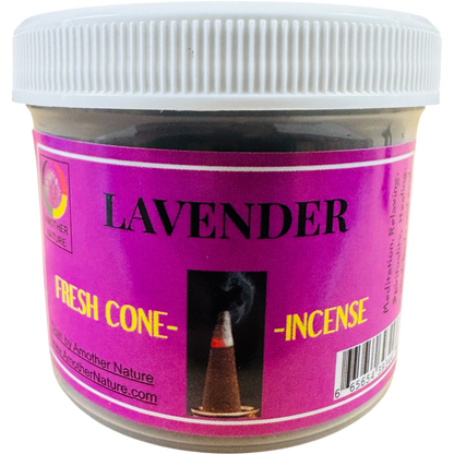 Lavender Cone Incense - Fresh Hand Made