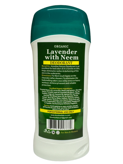 Lavender with Neem Deodorant Organic
