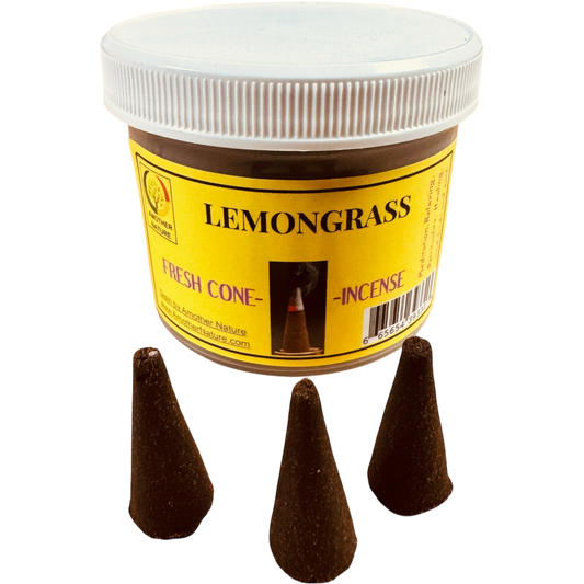 Lemongrass Cone Incense - Fresh Hand Made