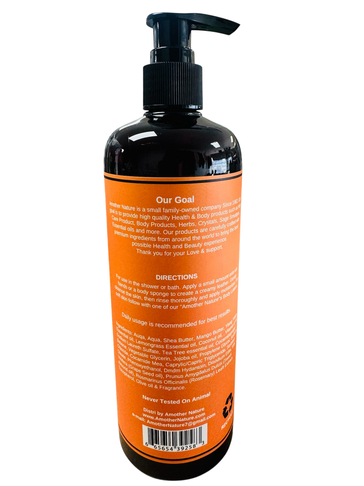 Mango Butter -Body Wash Infuse with Olive oil & Ylang Ylang Essential oil