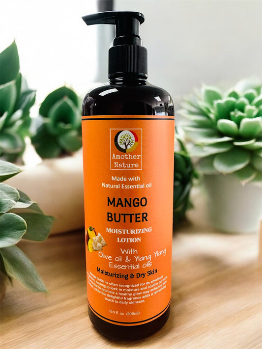 Mango Butter -Body Lotion Infuse with Olive Oil & Ylang Ylang Essential Oil