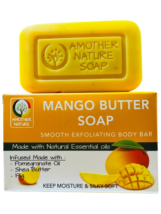Mango Butter Soap -Smooth Exfoliating Body Bar