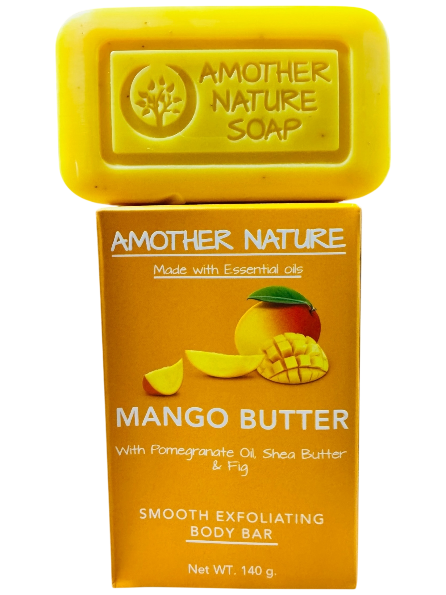 Mango Butter Soap -Smooth Exfoliating Body Bar